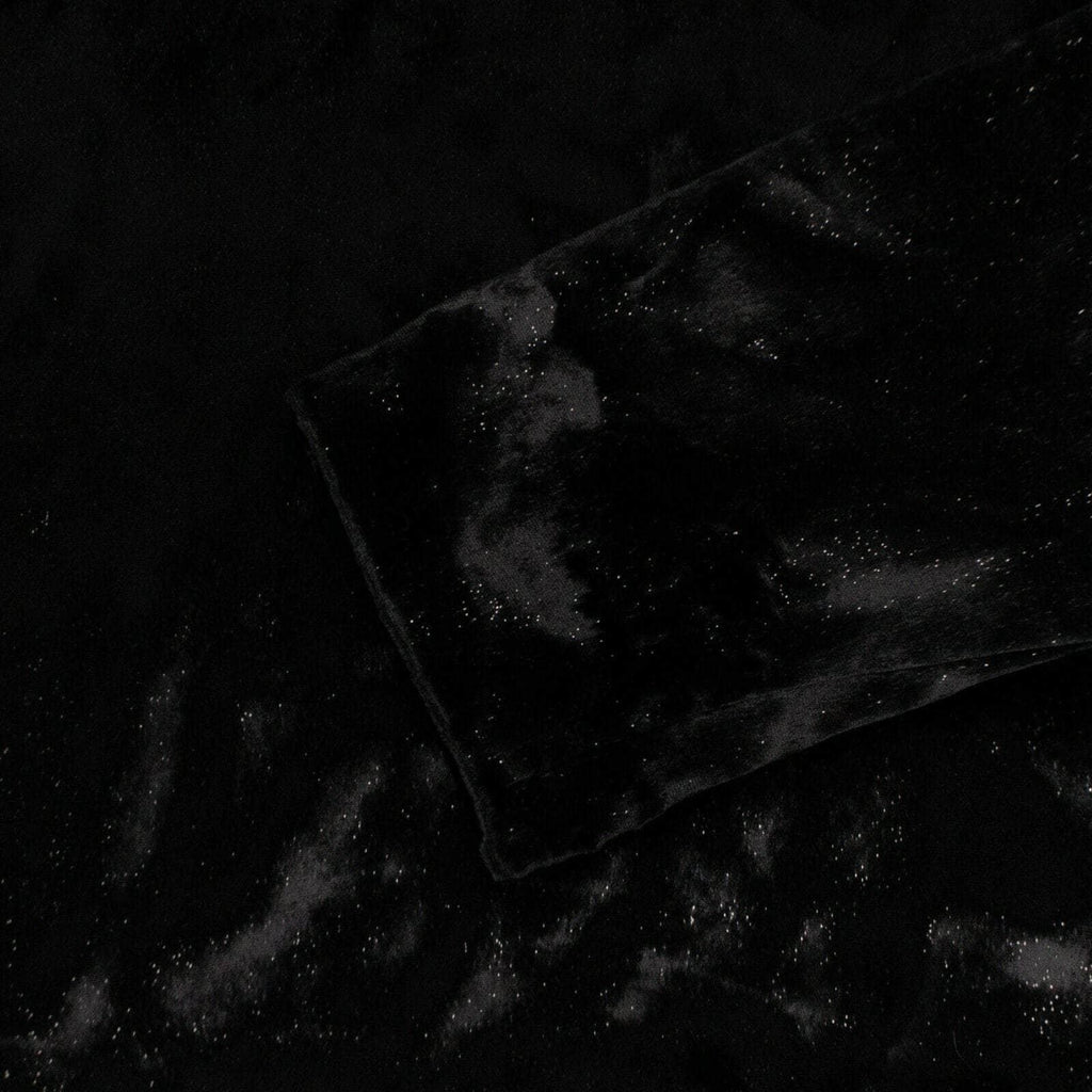 Black Velvet Cold Shoulder Shirt Z965281