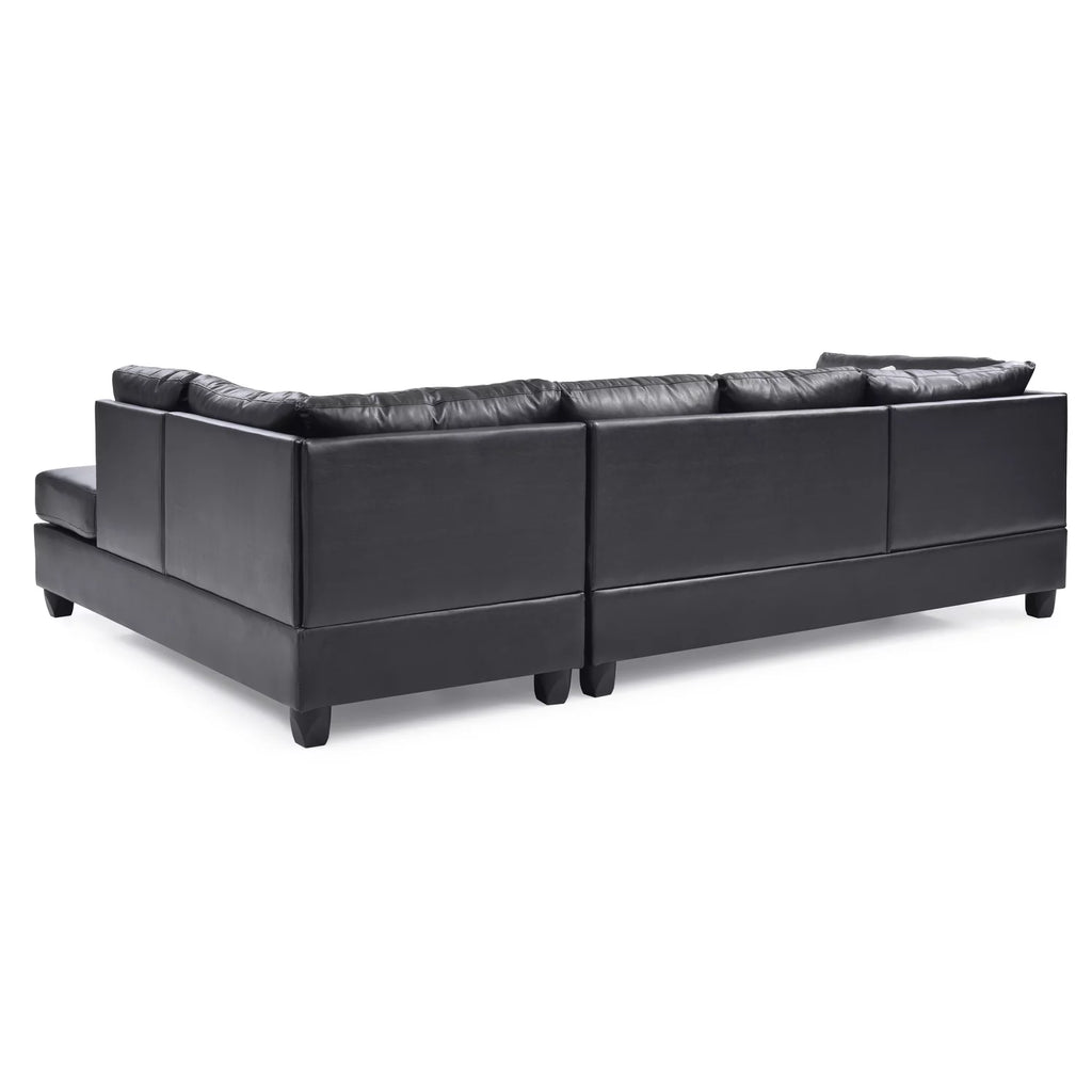 Black Sectional S1714