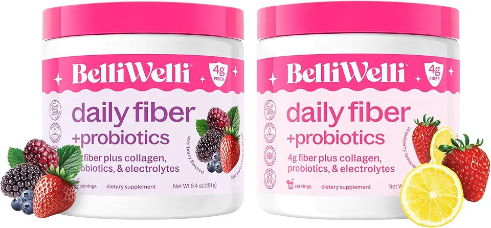 Fiber Supplement with Collagen, Probiotics & Electrolytes - 32 Servings Y554