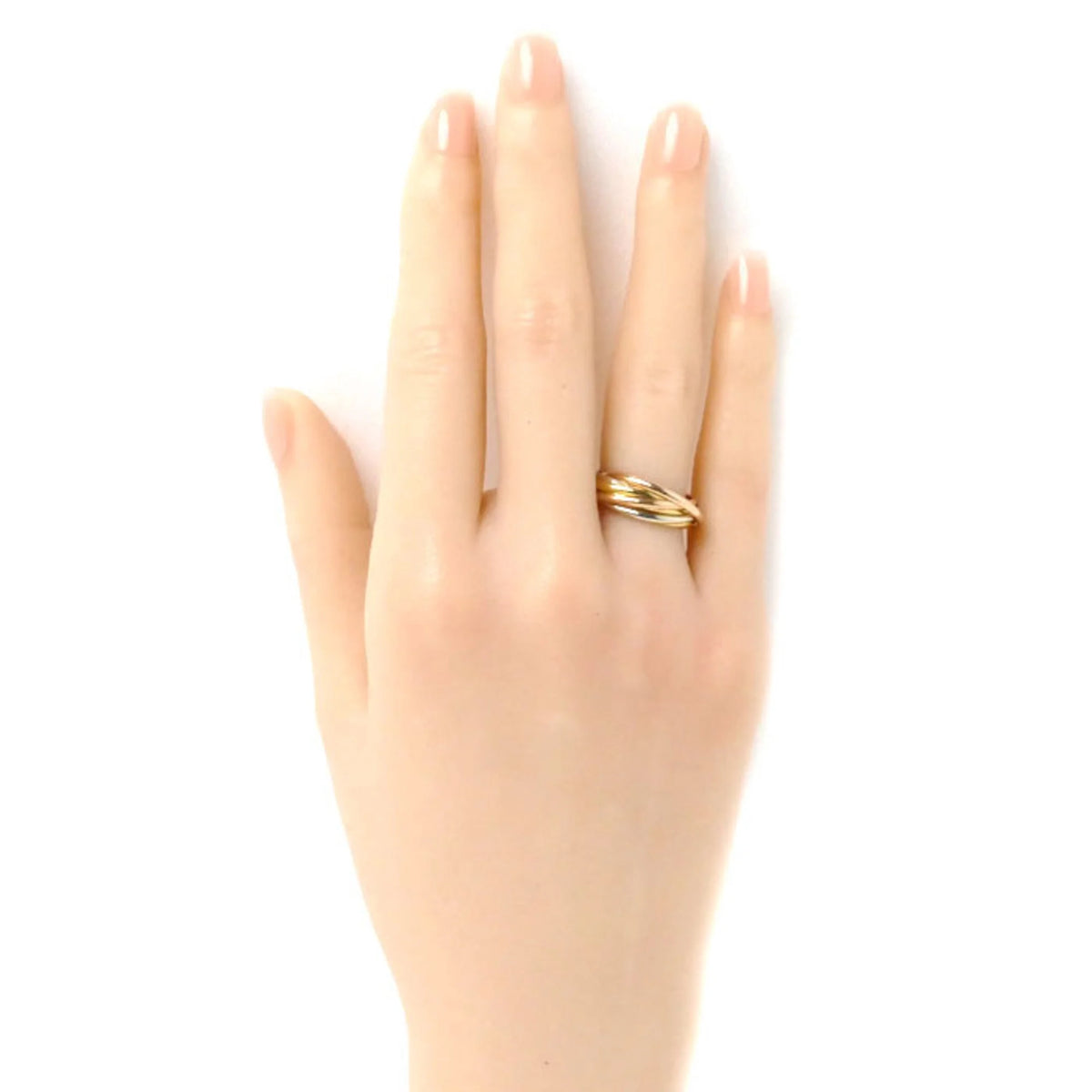 Pre-Owned Trinity 7-row ring 6.9g Ladies T526149