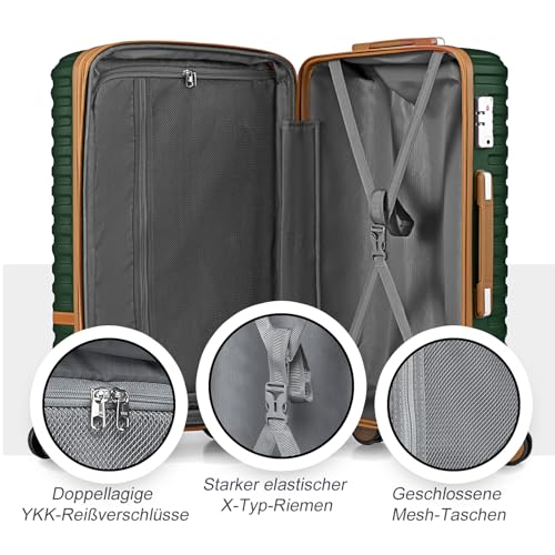 20 Inch Expandable Spinner Wheel Hard Shell Luggage Set with TSA Lock Y3188
