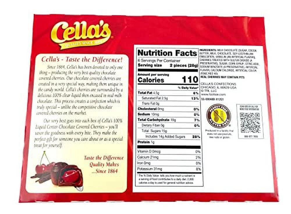 Milk Chocolate Covered Cherries, 6 oz (Pack of 2) S8259