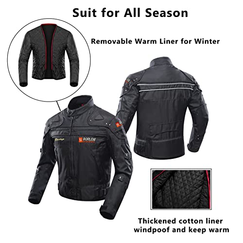 Motorcycle Jacket Windproof Armor N2168