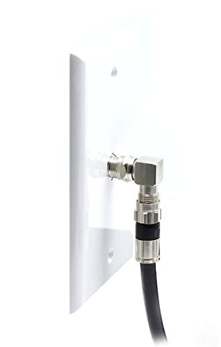 4 Pack 90 Degree Coaxial Cable Connector X806