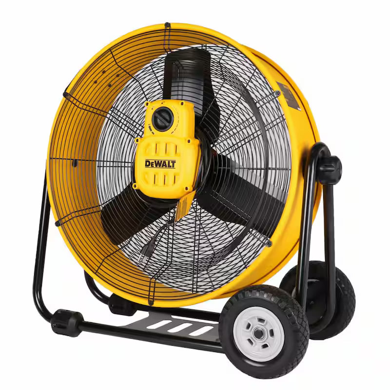 Heavy-Duty Drum Fan with Power Cord and Speed Control E67121