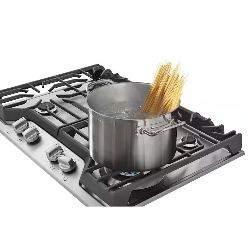 Gas Cooktop in Stainless Steel with 4-Burners I57827