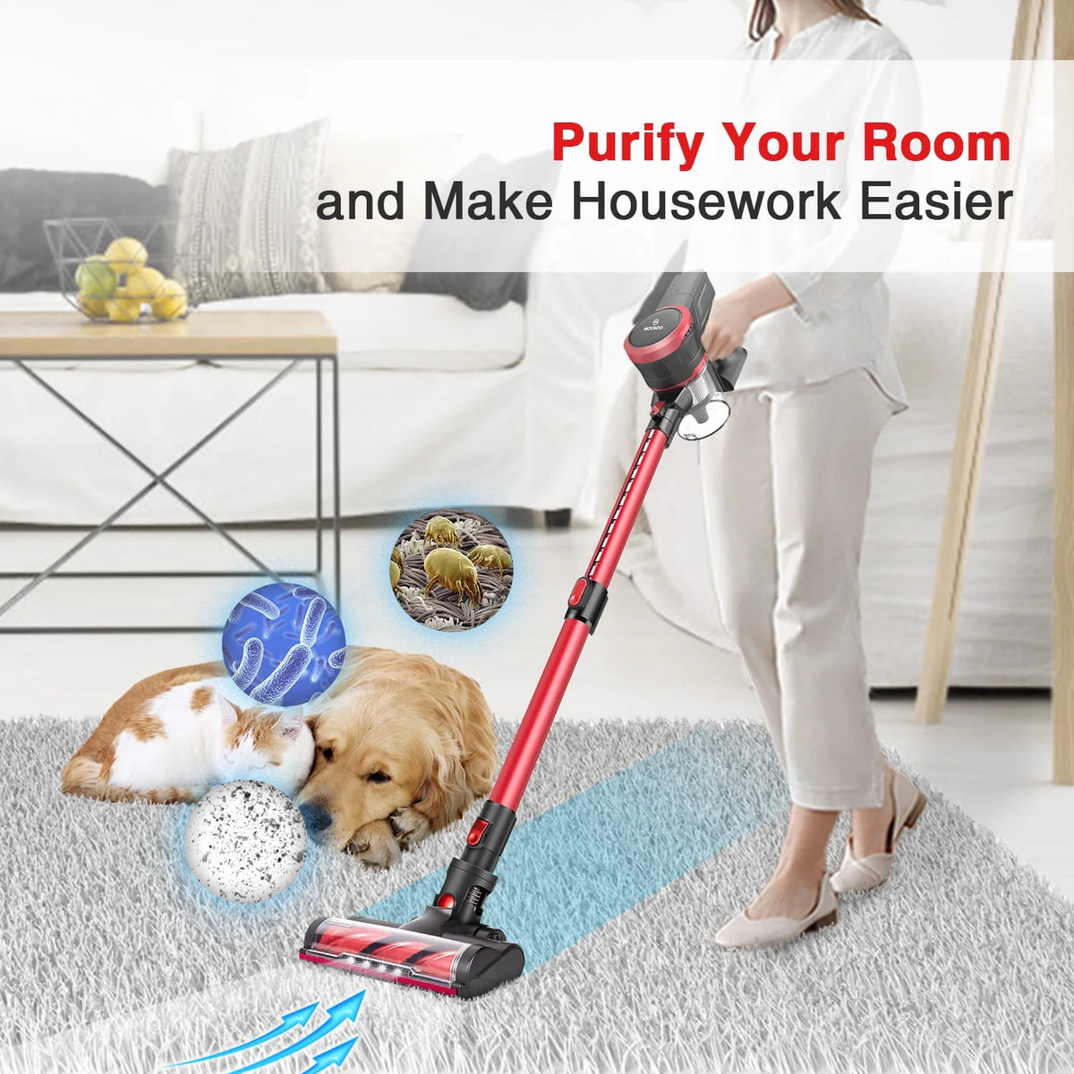 Cordless Stick Vacuum Cleaner 23Kpa C135563