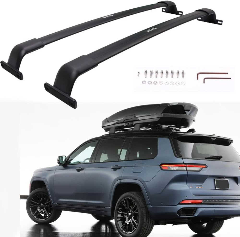 Cross Bar for Jeep Grand Cherokee L 2021 2022 Rooftop Rack Rails Cargo Bar P58074