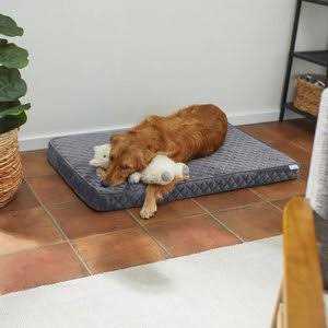 Quilted Orthopedic Cat Dog Bed with Removable Cover X369679