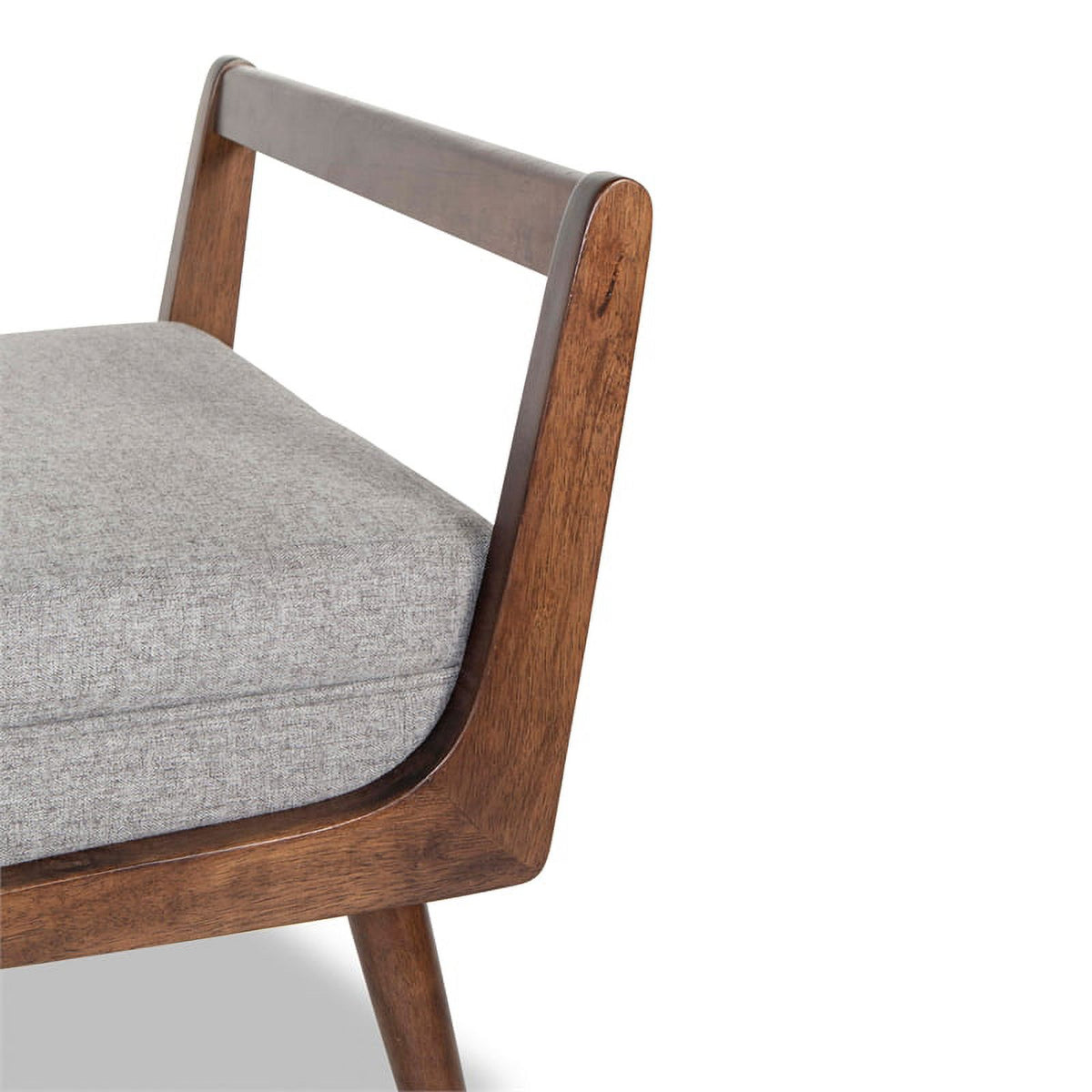 2 Piece Poppy Bench Set in Gray and Brown Q810