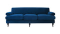 Navy Blue Sofa with Metal Casters I937341