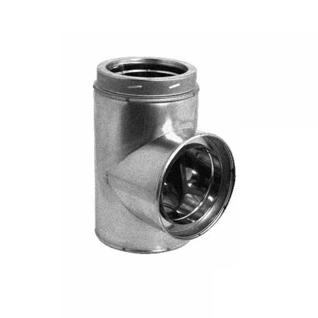 7x22 Stainless Steel Tee with Cap P4396