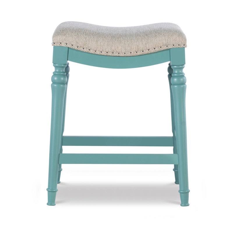 Black Saddle Seat Counter Stool I2863