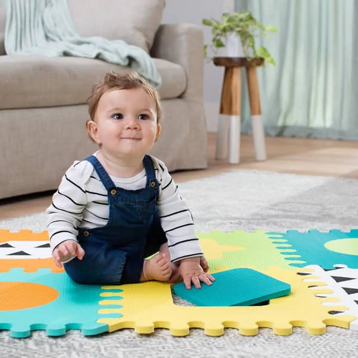Multicolor Soft Foam Puzzle Mat Q67373
