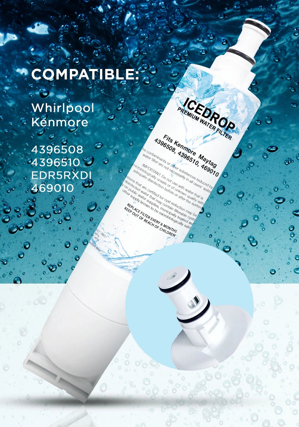 2-Pack Refrigerator Water Filter G465923