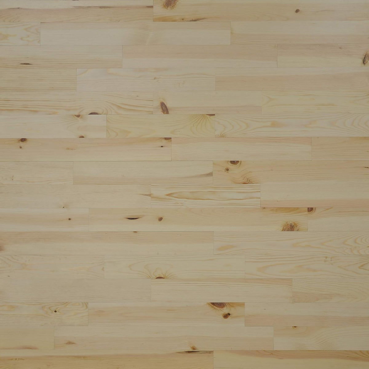 Pine Wooden Wall Planks Peel and Stick 4 Wide 10 Sq. Ft Pebble Pack of 2 B90874