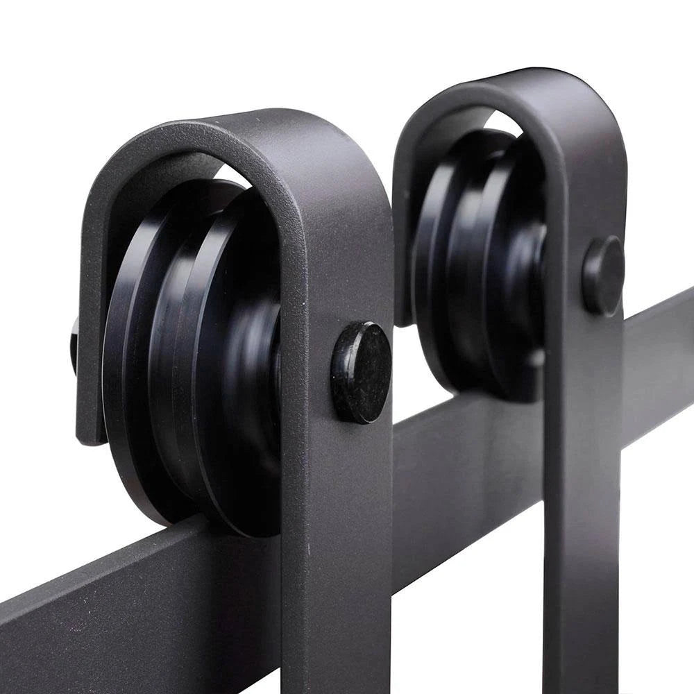 Carbon Steel Sliding Barn Door Hardware Kit B84787