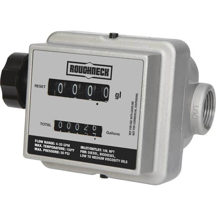 Mechanical Fuel Meter - 4-20 GPM, 1inch Inlet/Outlet L415602