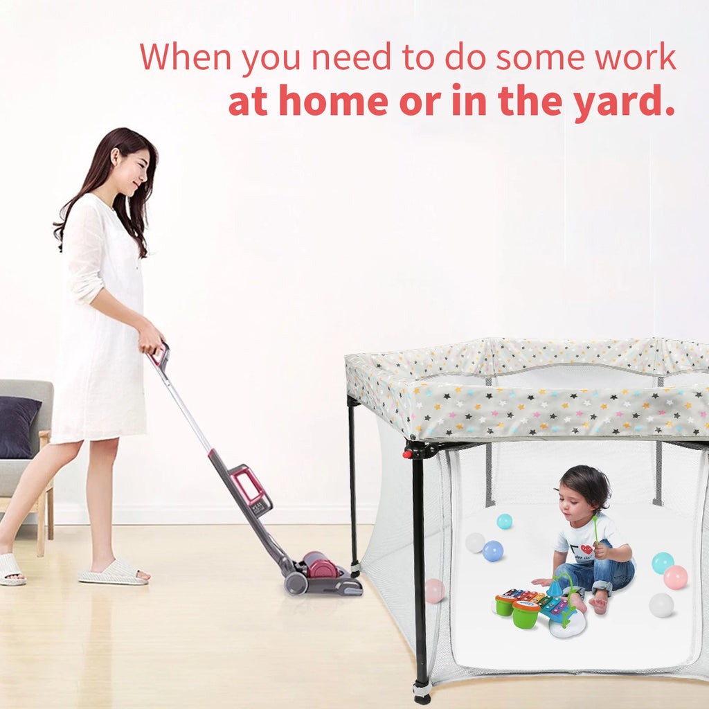 Portable Playard with Zipper Door Y111733