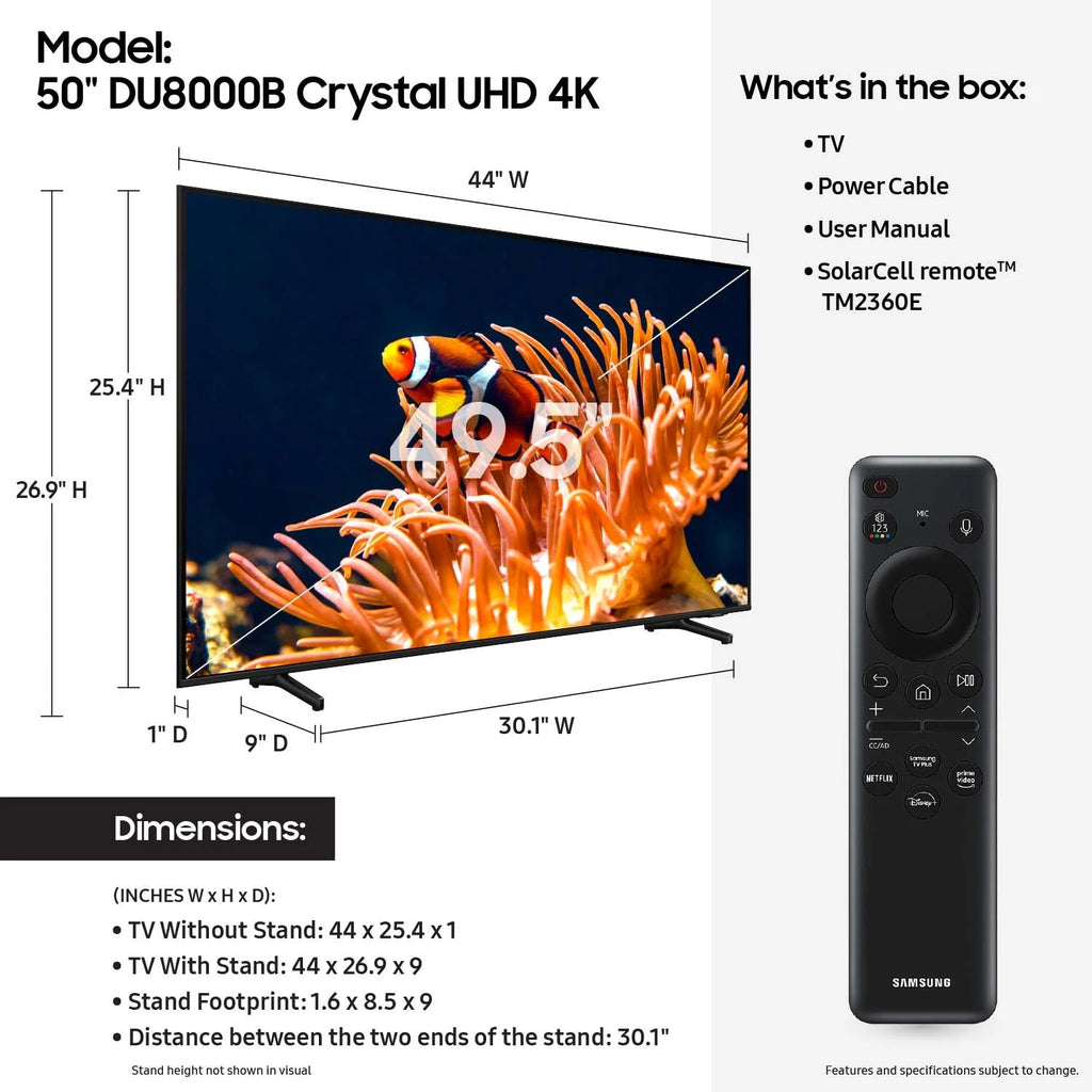 50” Class Crystal UHD 4K Smart TV B29788
