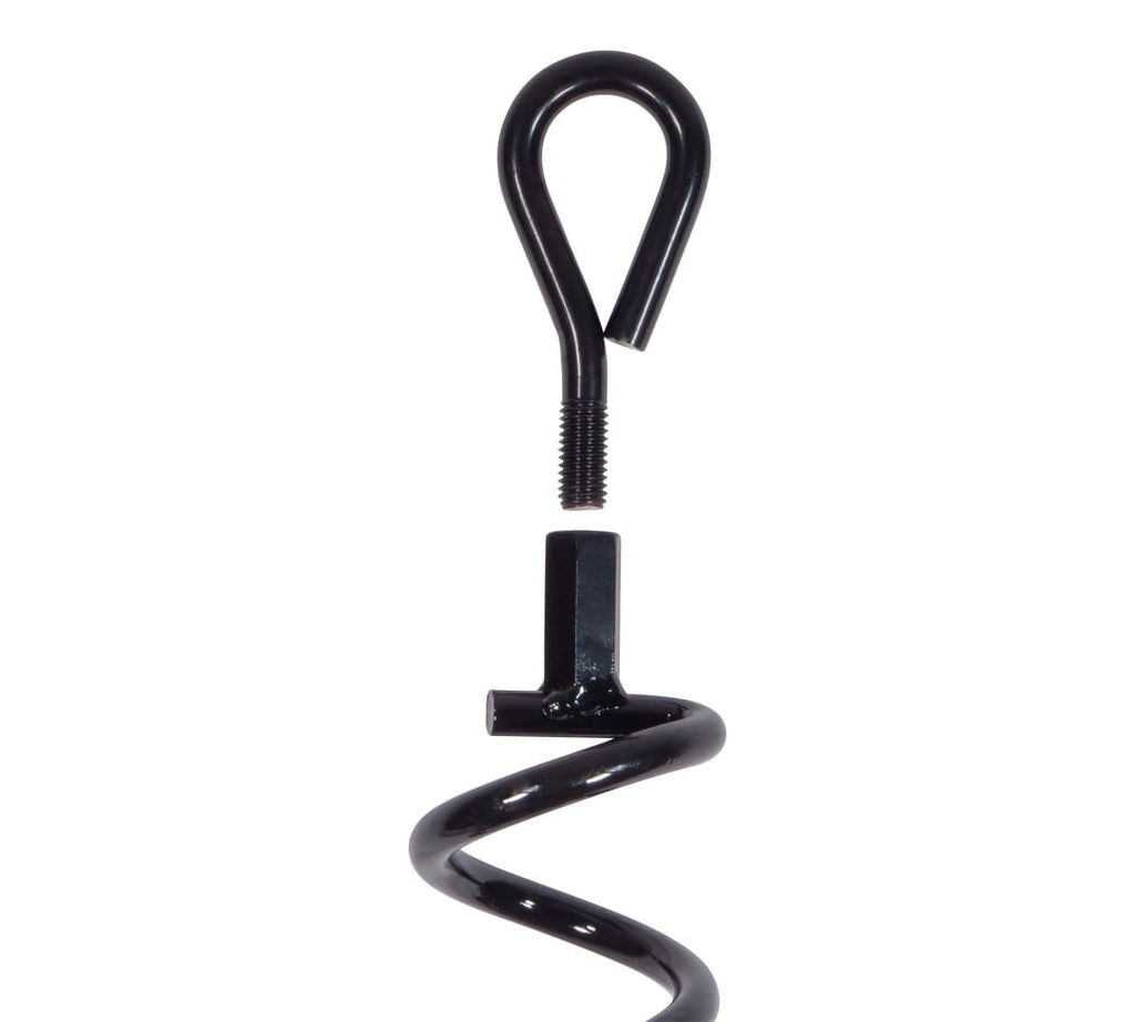 20 Pack 18 inches Steel Earth Auger Tent Stakes Ground Screw Anchor R125735