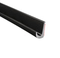 White PVC Plastic Drip Rail, 125" Length S6566