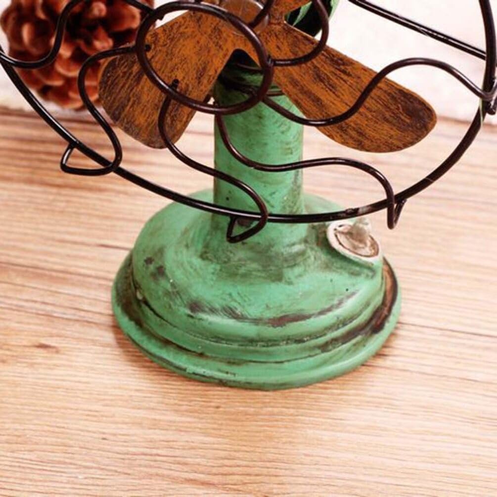 Green Plastic Oscillating Standing Fan W245