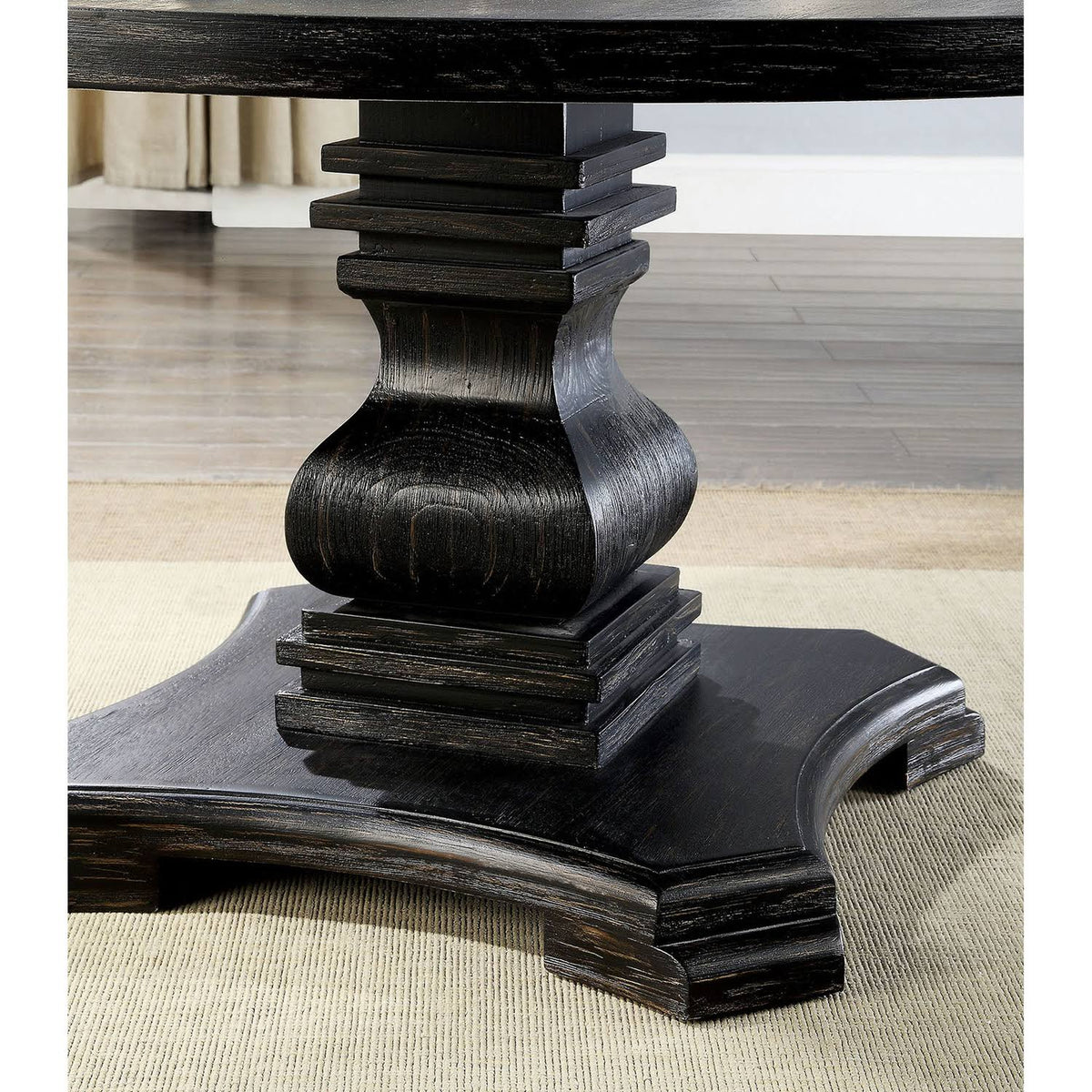 Antique Black Coffee Table O89668