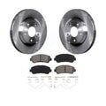 Front Disc Brake Rotors And Semi-Metallic Pads Kit Z2962