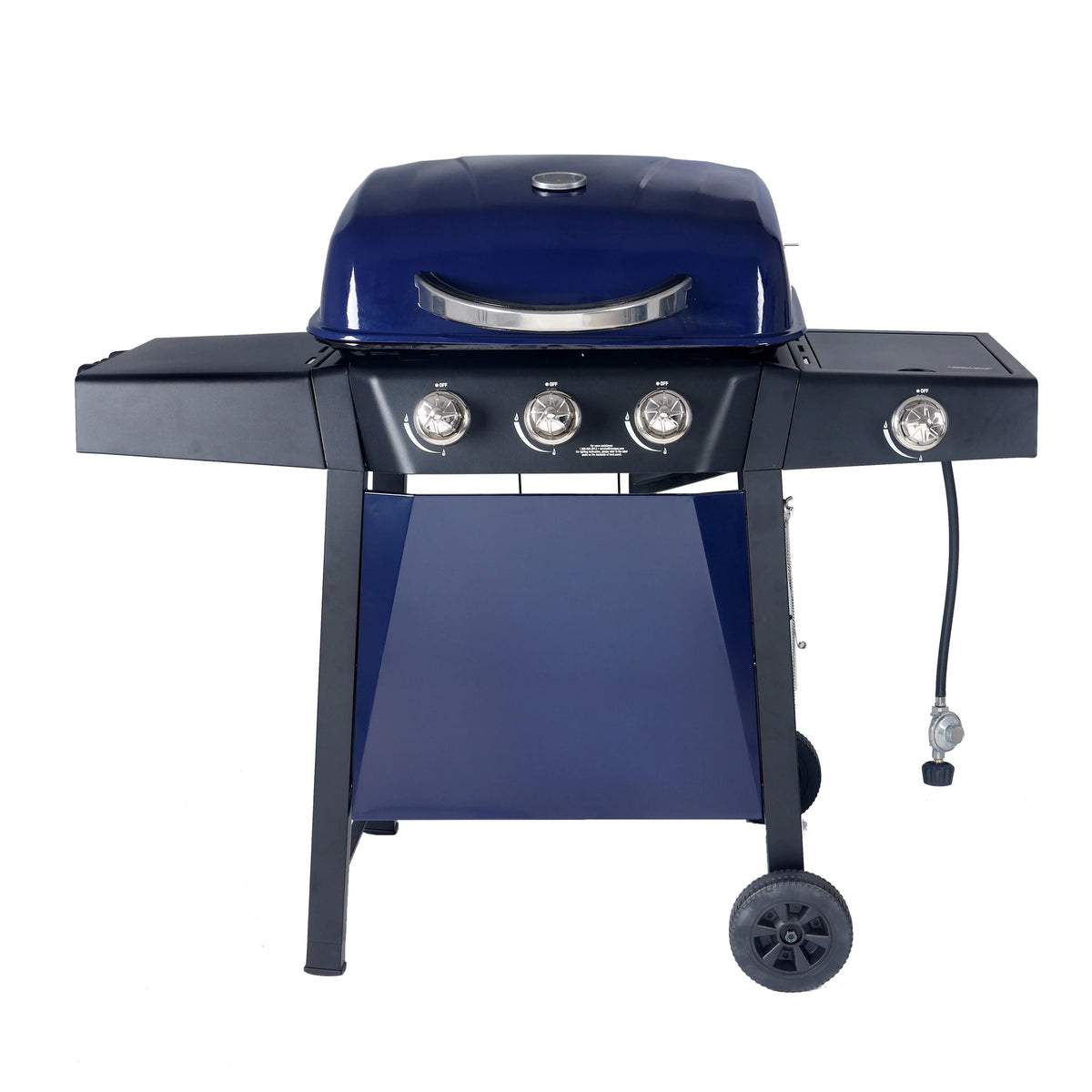 4 Burner Propane Gas Grill with Side Burner H607