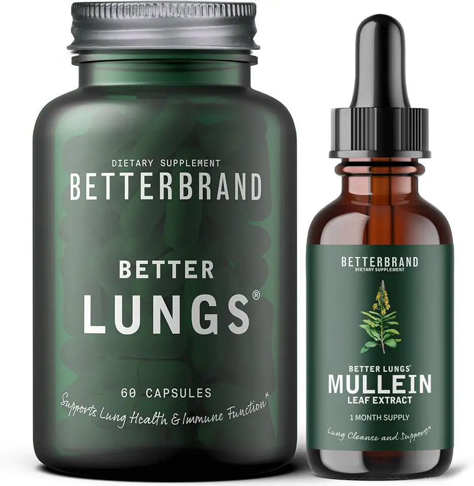 Mullein Leaf Tincture Drops Respiratory Health Supplement S415483