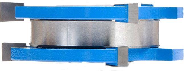 Carbide Tipped 3-Wing Tongue & Groove Reversible Stile & Rail 2-13/32 Dia x 3/4 Cut P180