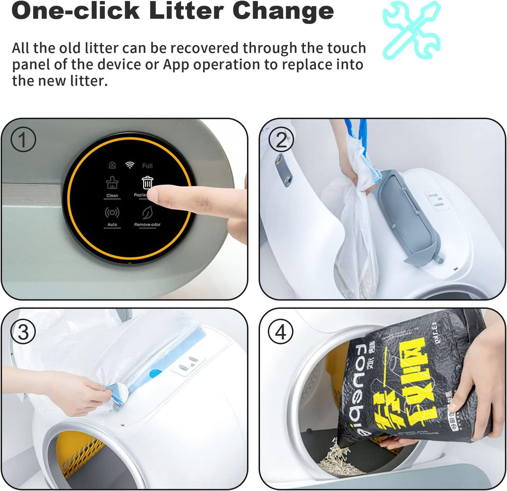 Extra Large Self-Clean Cat Litter Box N6627