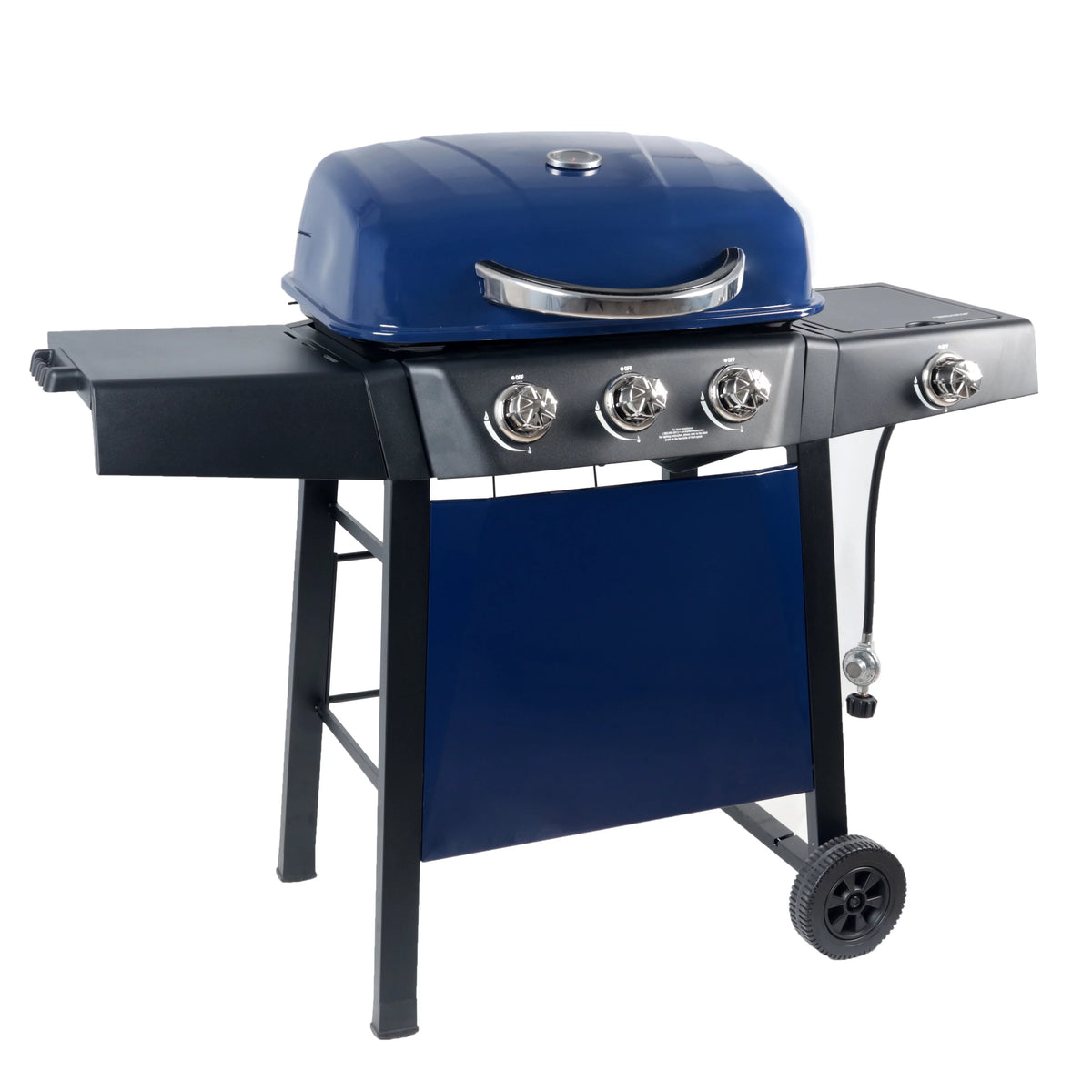 4 Burner Propane Gas Grill with Side Burner H607