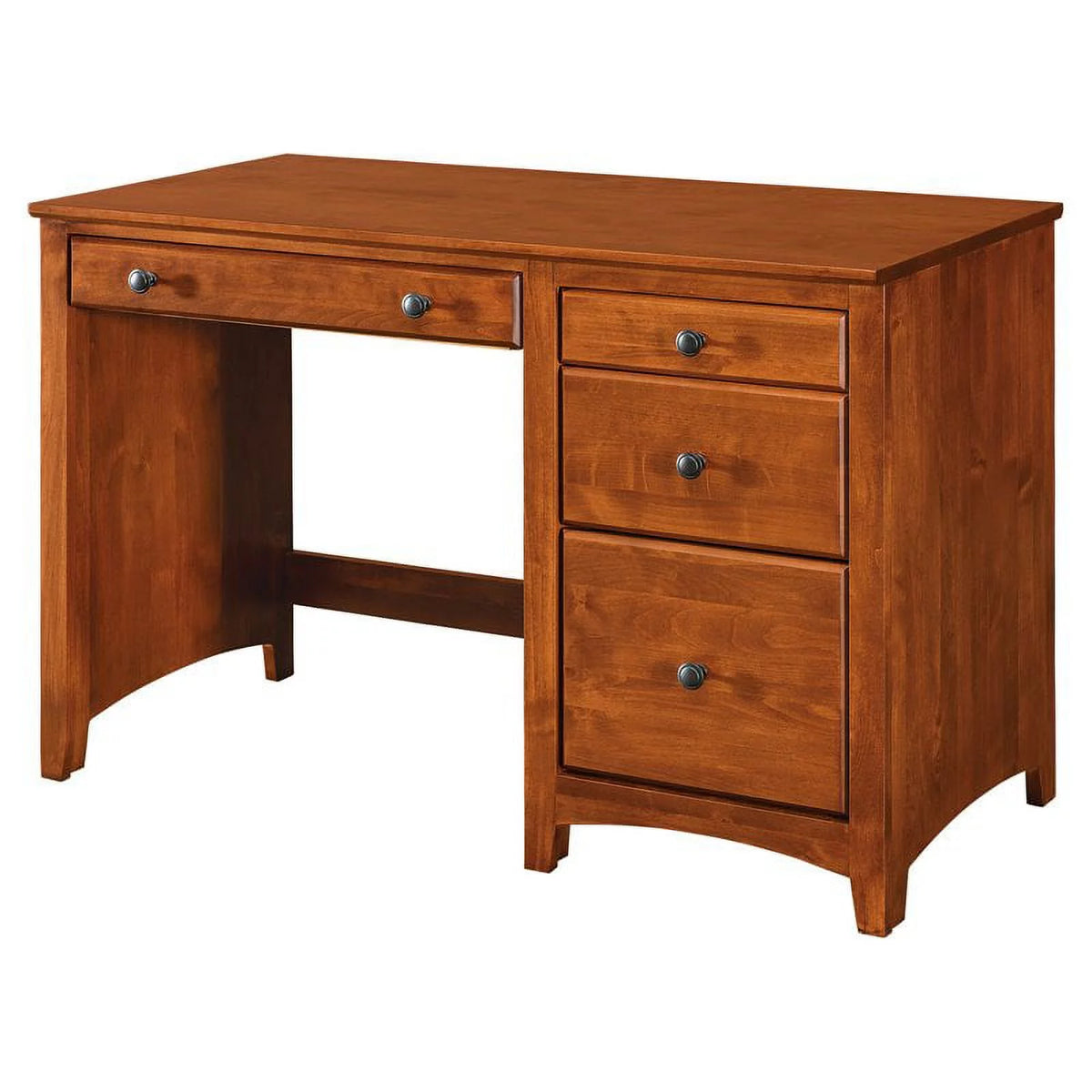 4-Drawer Alder Wood Desk D453023