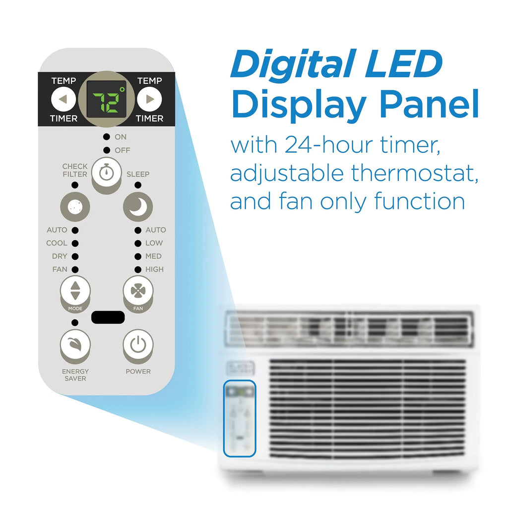 Window Air Conditioner 12,000 BTU White Q95203