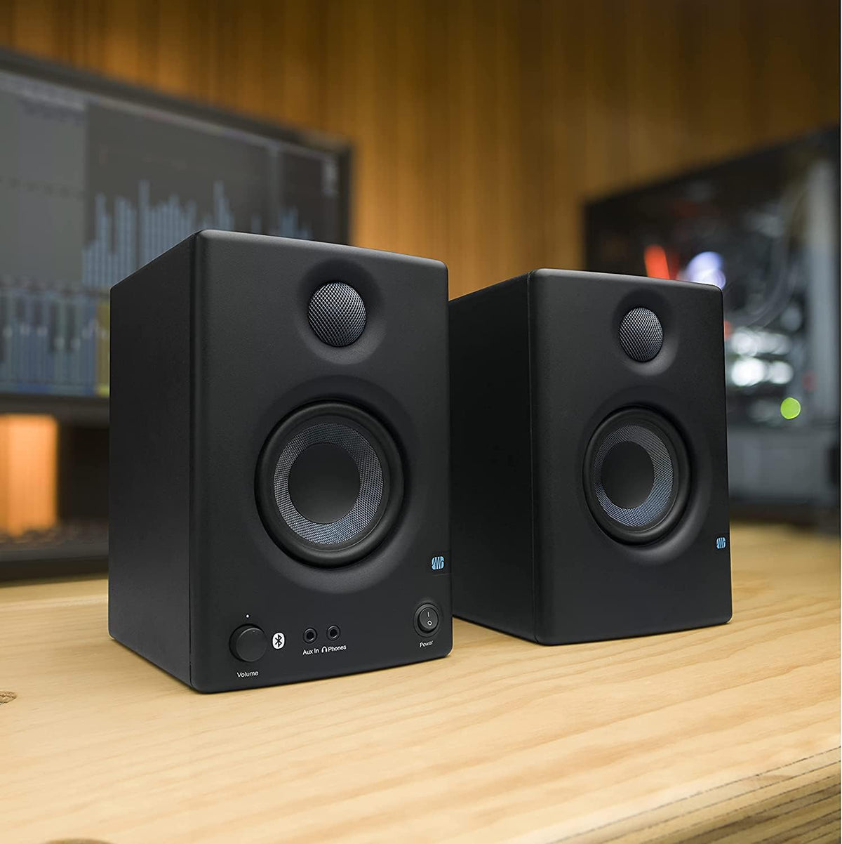 3.5" Near Field Studio Monitors with Bluetooth T256872