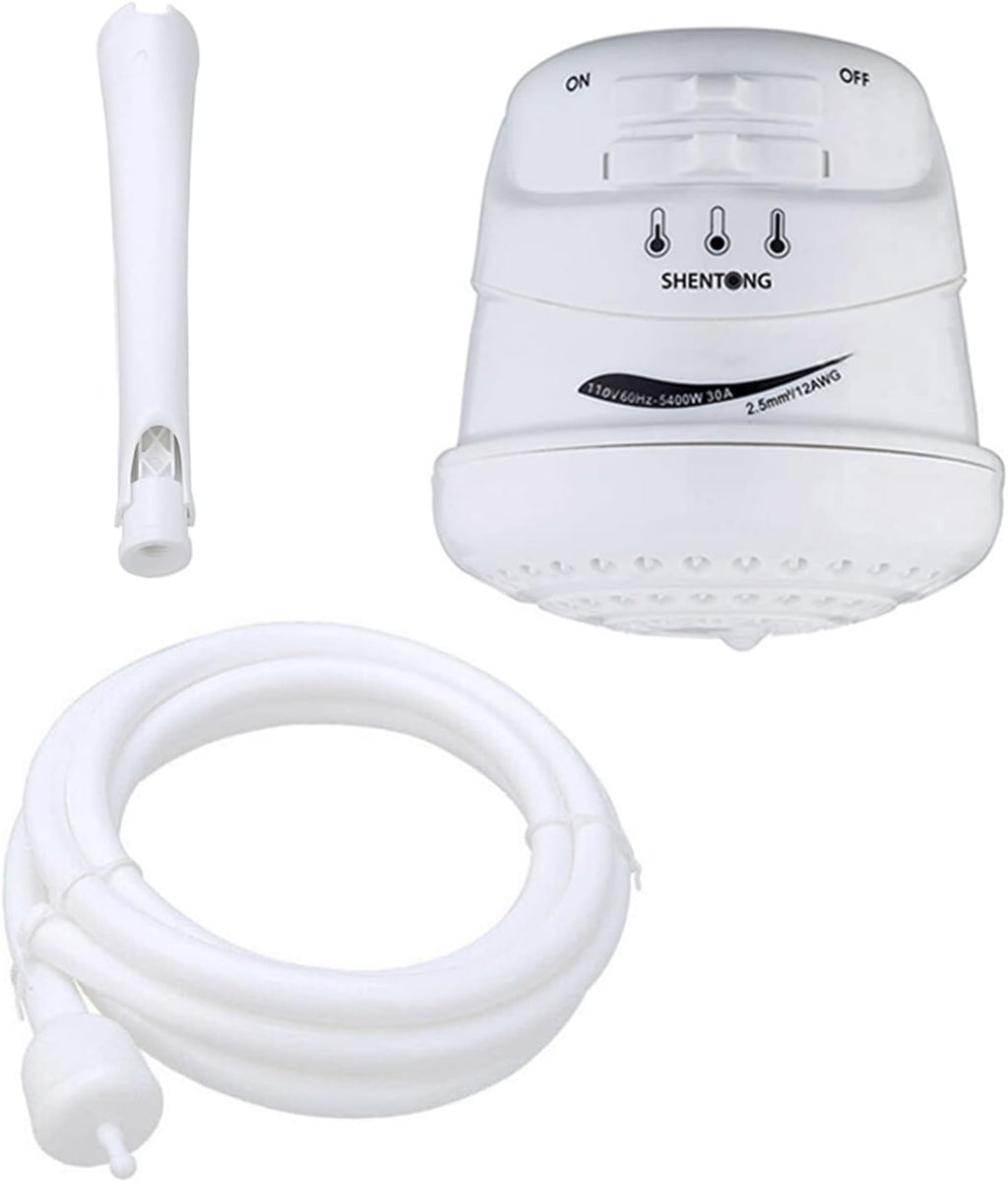 110V 5400W Electric Instant Hot Water Shower Head Heater Pack of 2 C7877