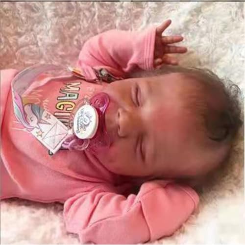 18" Realistic Soft Vinyl Silicone Full Body Sleeping Doll I74220