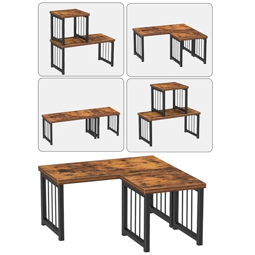 Rustic Brown Desktop Bookshelf K3258
