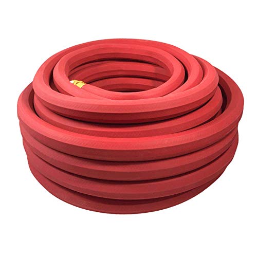3/4-Inch x 50-Foot Heavy Duty Rubber Garden Hose C858310
