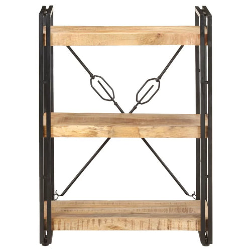 3 Tier Solid Mango Wood Bookcase A194708
