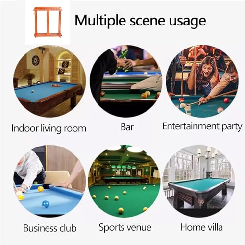 Freestanding Pool Cue Stand Rack Holds 10 Sticks Black Y535433