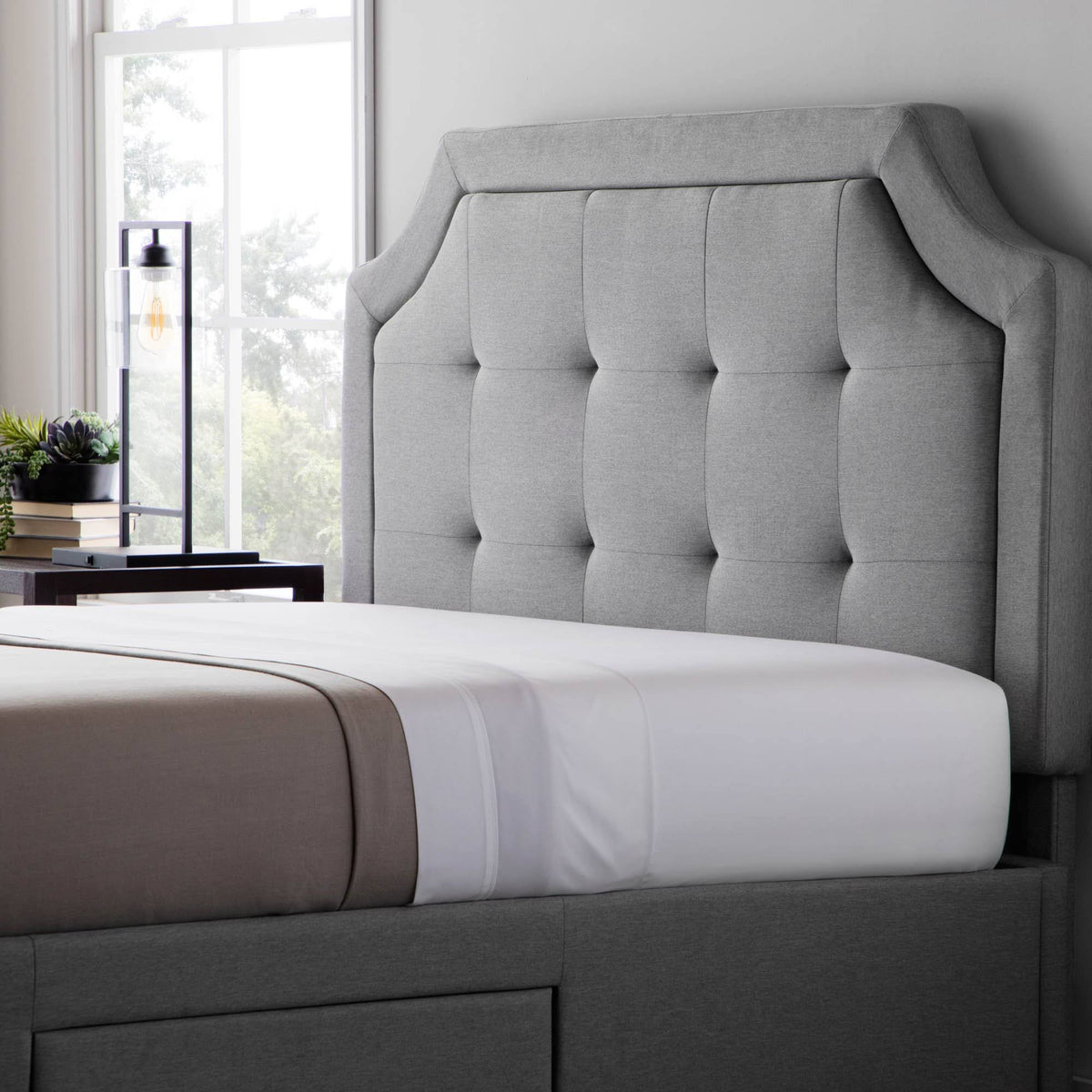 Charcoal Twin Headboard V301930