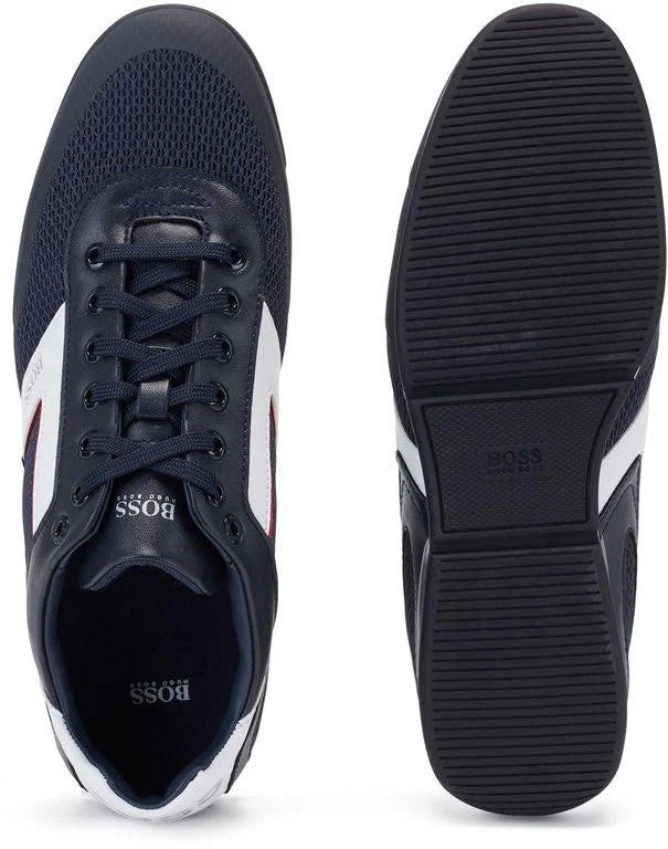 Navy Lowp Trainers H21096