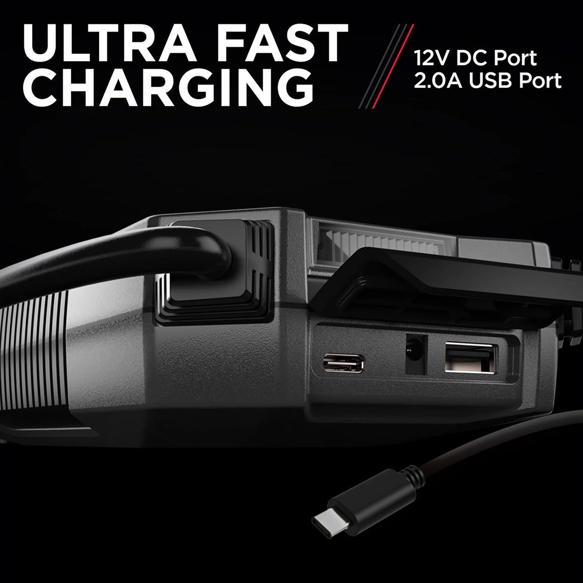 Rugged Jump Starter and Portable Power Pack 12V DC Z4297