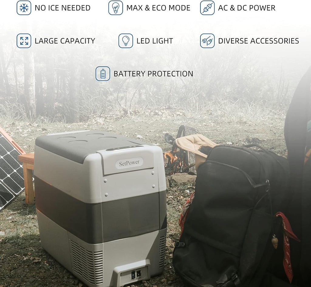 Portable Refrigerator, 12 volt Cooler, Compact Refrigerator N804