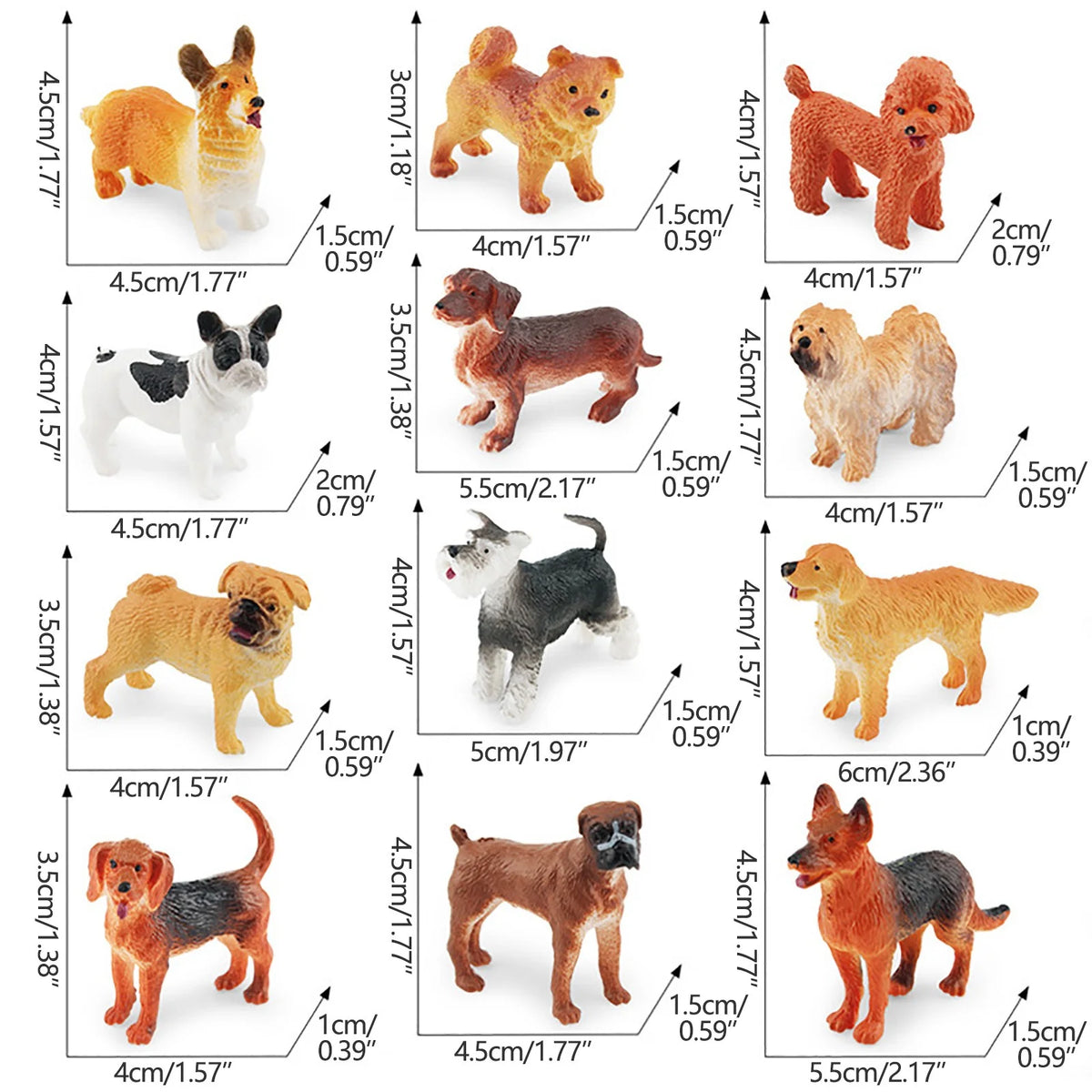 12PC Colorful Simulation Lizard Mini Animals Model Ornaments X565