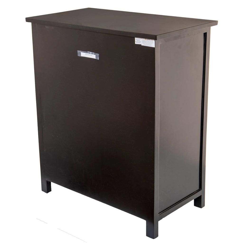 Black Wood Storage Cabinet W18049