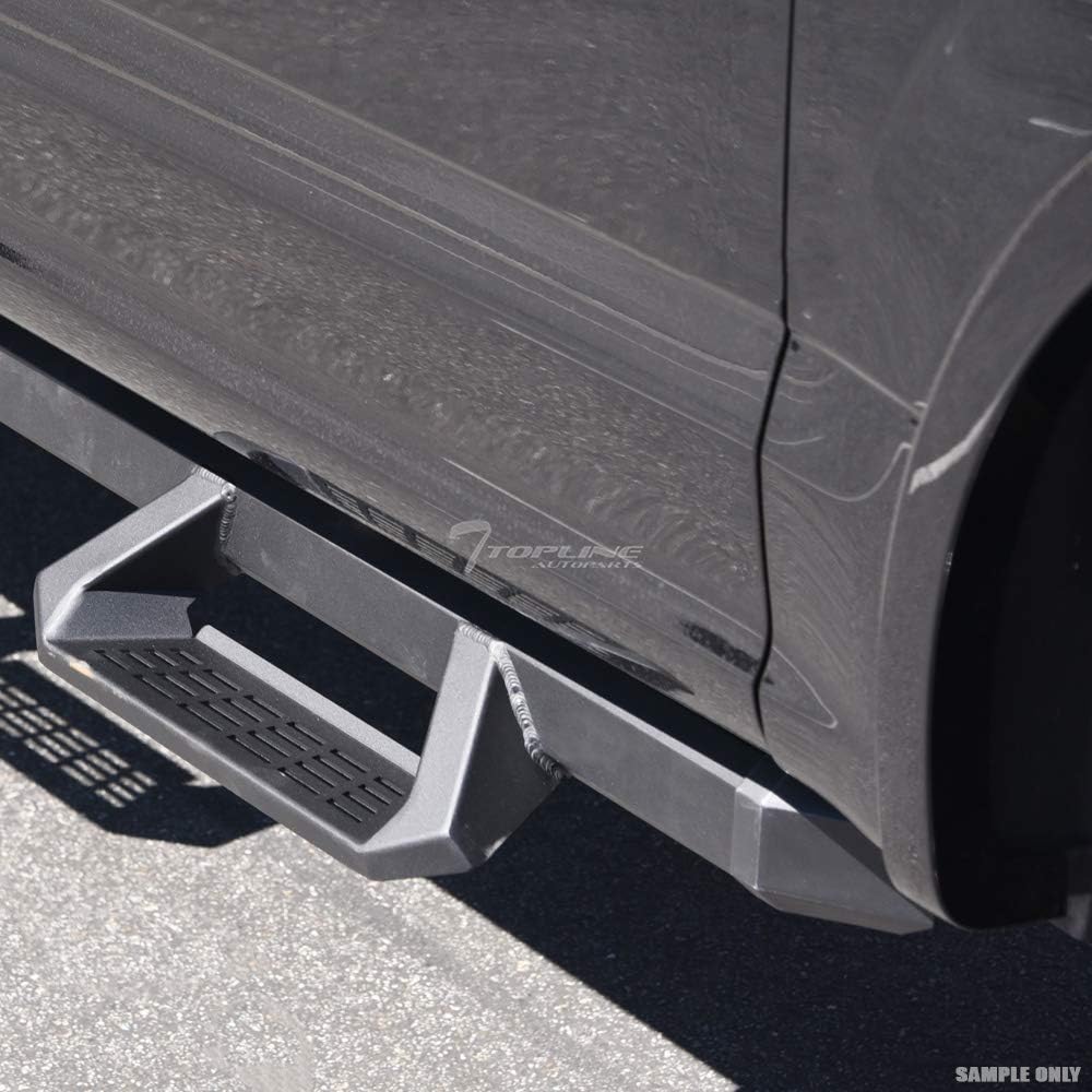 Matte Black Aluminum Drop Step Side Nerf Bars Running Boards E763920